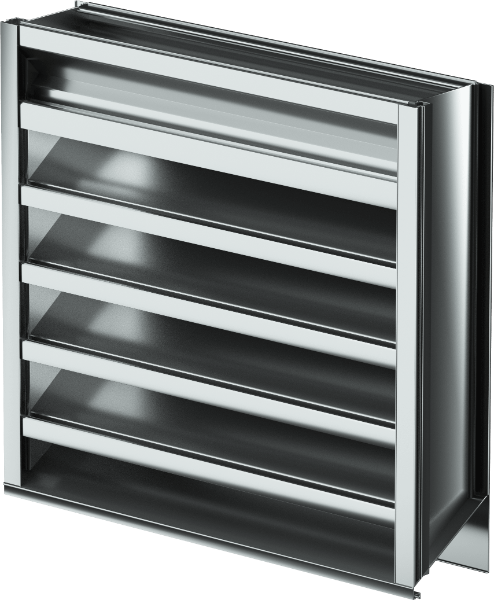 ESD-635D Drainable Blade Louver, Miami-Dade and Florida Product Approved