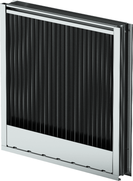 EVH-302D Wind Driven Rain Louver, Vertical Blade, Miami-Dade and Florida Product Approved