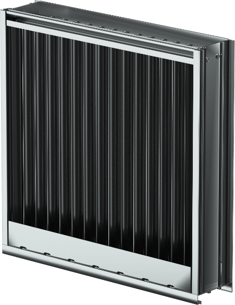SCV501MD Wind Driven Rain Louver, Vertical Blade, Miami-Dade and Florida Product Approved