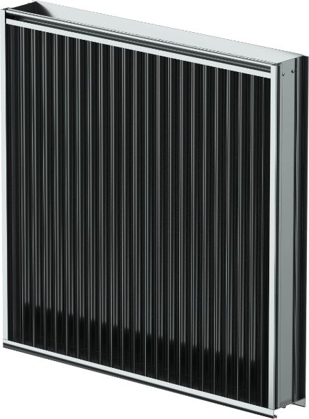 SCV501 Wind Driven Rain Louver, Vertical Blade