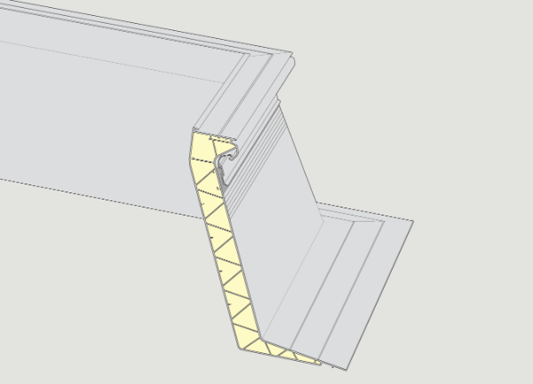 Top-90 - Upstand PVC
