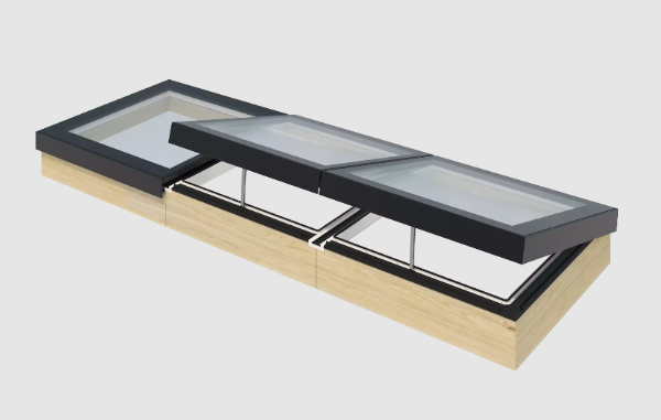 Modular Rooflights Linearlight TG