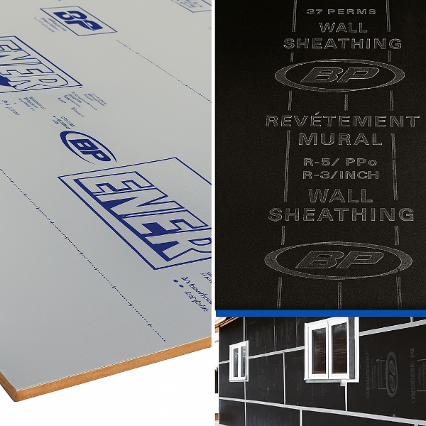 Enermax and Asphalt Coated Insu-Sheathing Panels