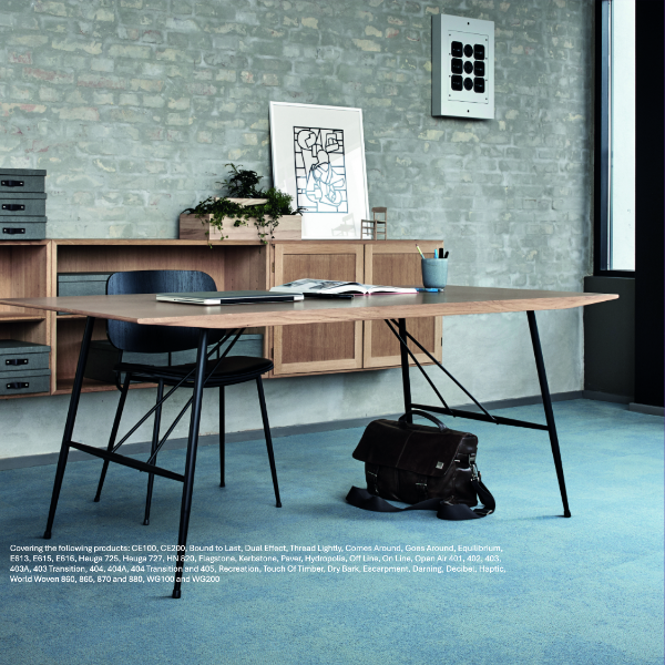 Interface EU - Carpet on CQuest™ BioX Backing - 100% Recycled SD PA6 Yarn