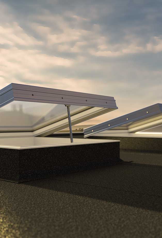 Glass Rooflight (Glasovenlys) - 2/3-layer
